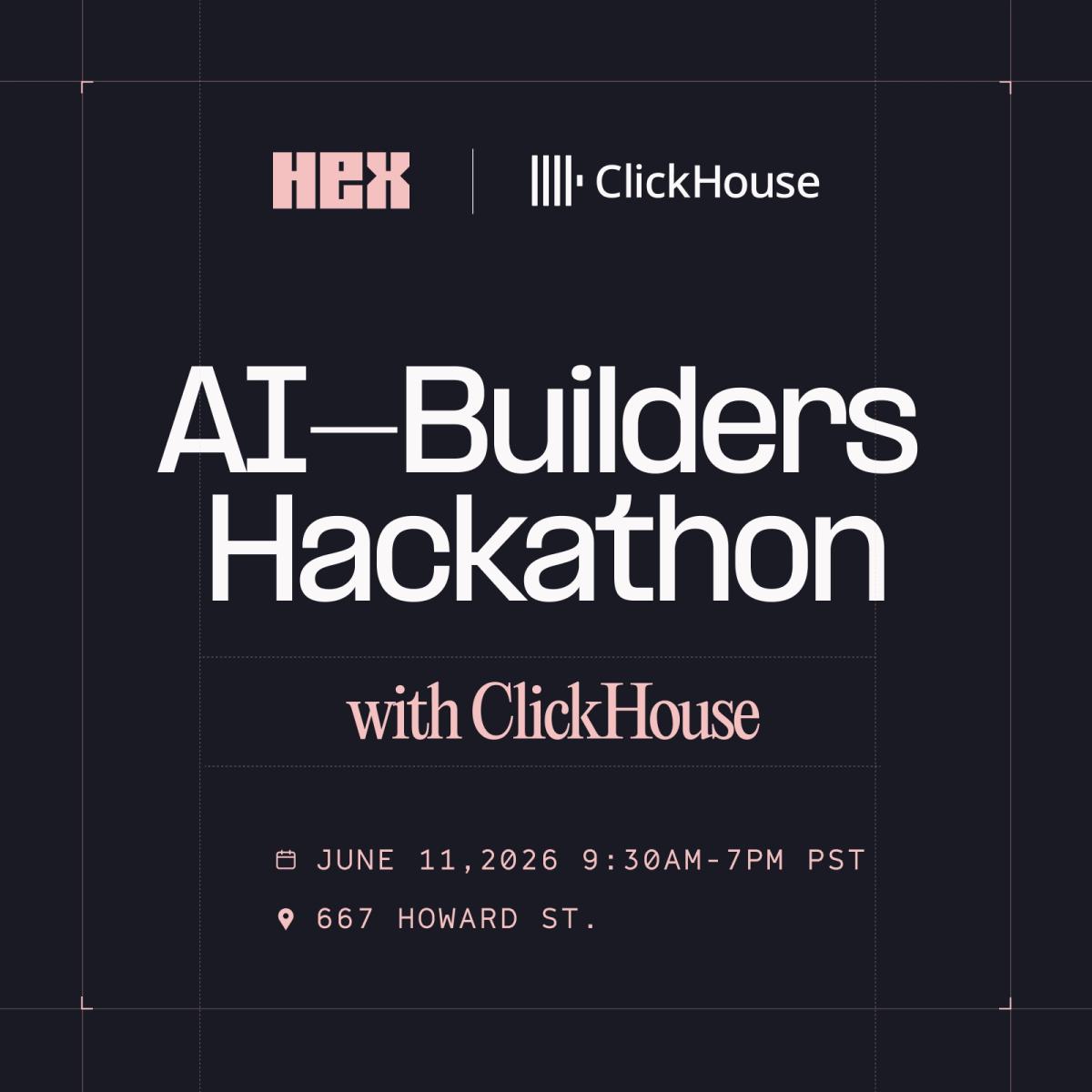 ClickHouse + Hex AI hackathon