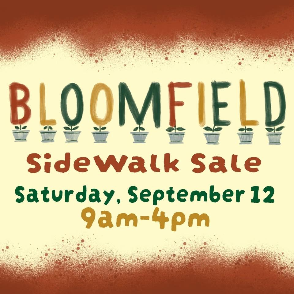 Bloomfield Sidewalk Sale 2026