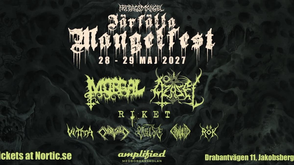 JÄRFÄLLA MANGELFEST 2027 @Klubb Fredagsmangel 28-29/5