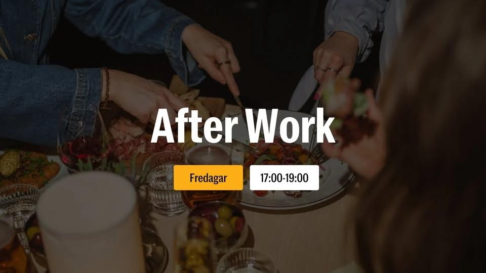 After Work på Quality Hotel 11 & Eriksbergshallen