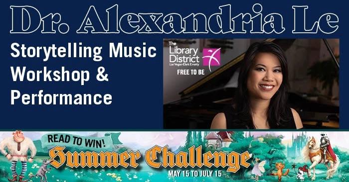 Dr. Alexandria Le Presents: Storytelling Music workshop & Performance