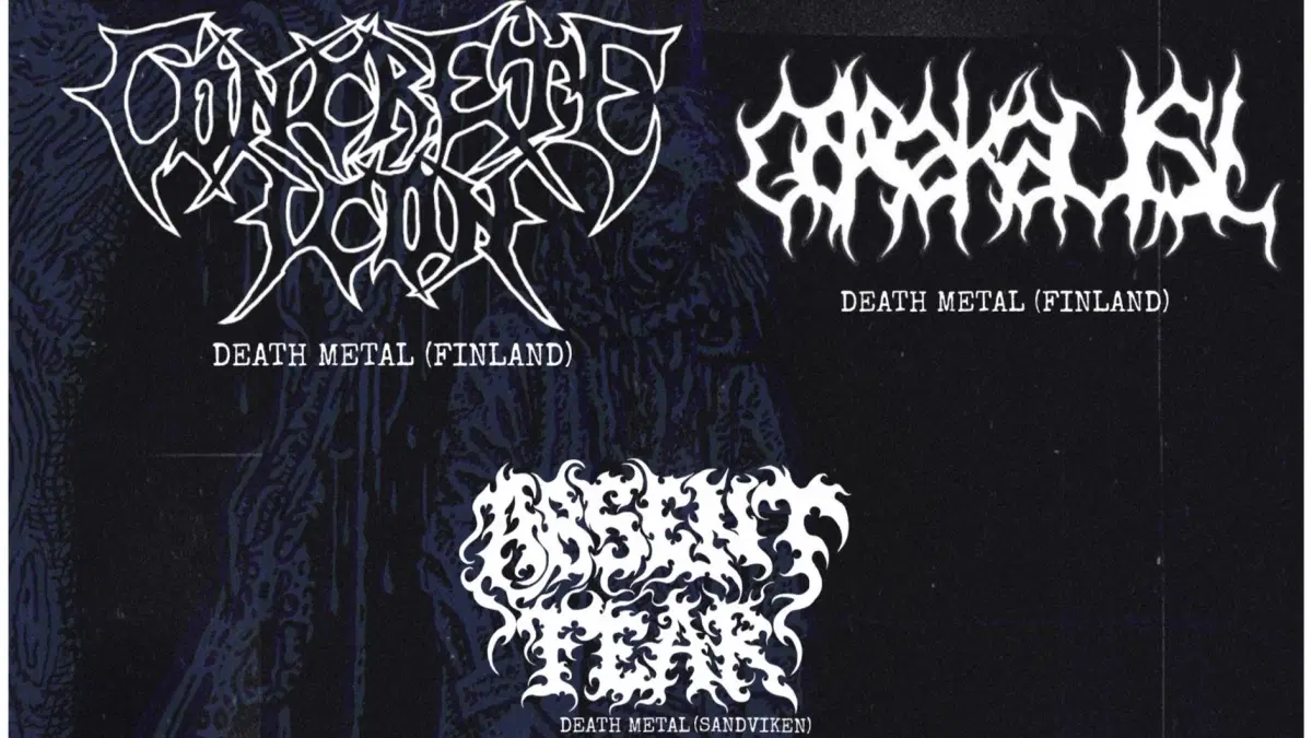 Gorekaust + Concrete Icon + Absent Fear Live @Klubb Fredagsmangel