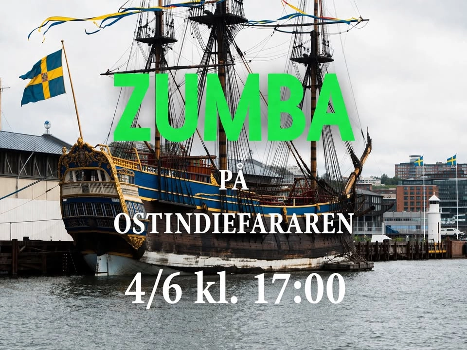 Zumba ombord på Ostindiefararen Götheborg