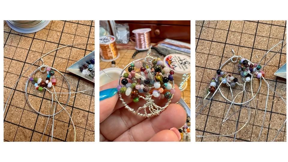 SOLD OUT * THANK YOU! * Gemstone Tree of Life Pendant Class * $20 * All Materials Provided