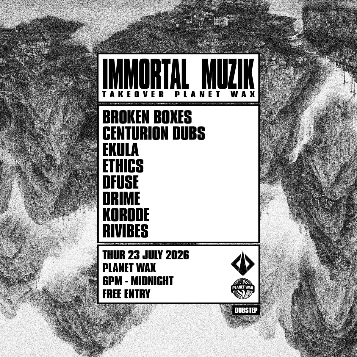 IMMORTAL MUZIK TAKE OVER