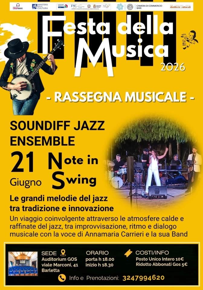 SOUNDIFF JAZZ ENSEMBLE “Note in Swing”