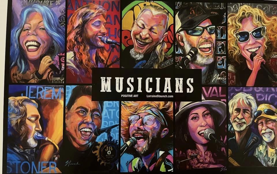 LOCAL MUSICIANS ART OPENING