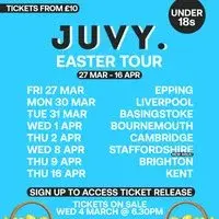 JUVY Under 18s Easter Tour - Friday 27th March - EPPING