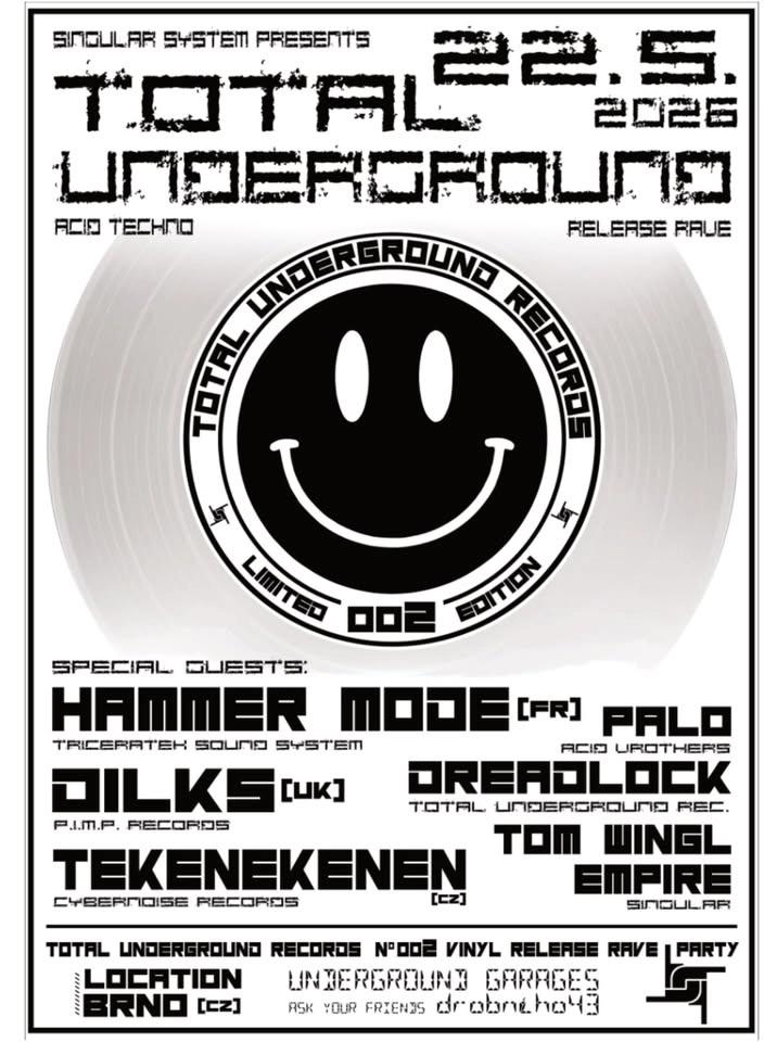 TOTAL UNDERGROUND Vol. 8 - ACID INVASION & RELEASE VINYL 002