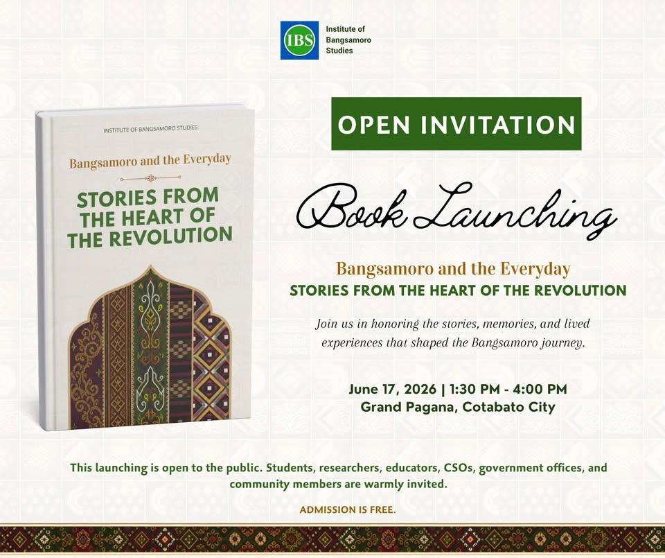 Book Launching of the "Bangsamoro and the Everyday: Stories From the Heart of the Revolution"