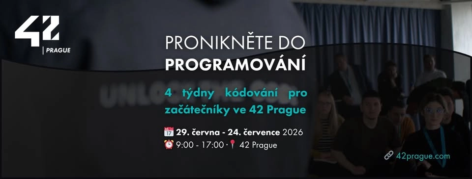 4 týdny kódování pro zacátečníky ve 42 Prague – July Piscine
