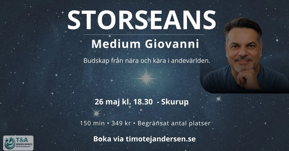 STORSEANS MED MEDIUM GIOVANNI I SKURUP