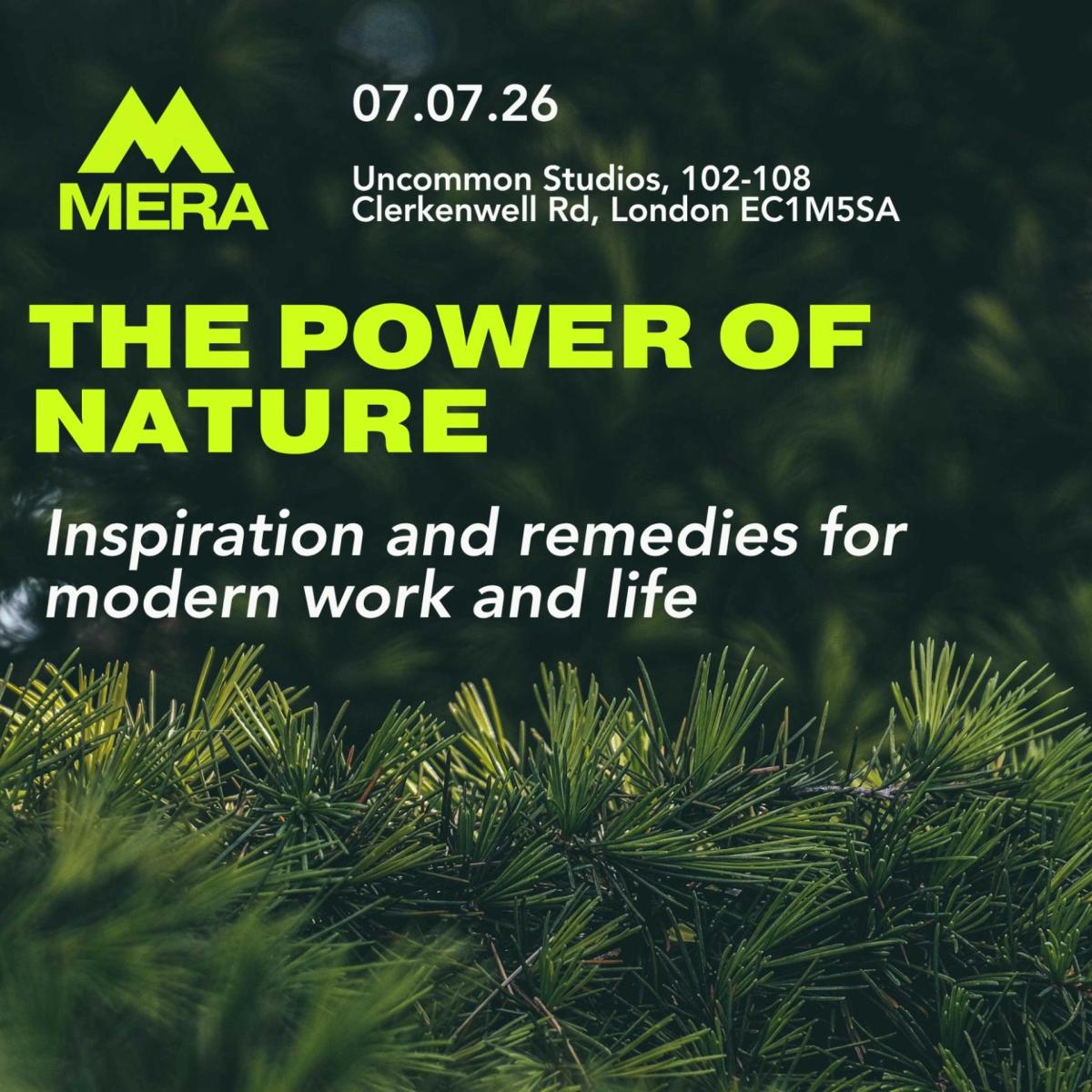 The Power of Nature: Inspiration for modern work and life