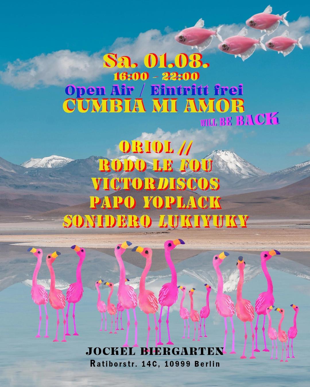CUMBIA MI AMOR - FREE OPEN AIR 14h - 22h