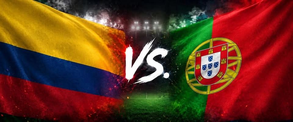 Colombia vs Portugal på Summer Garden