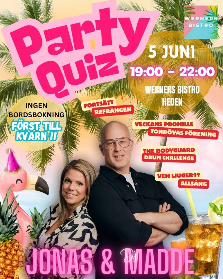 PartyQuiz på Werensbistro Heden