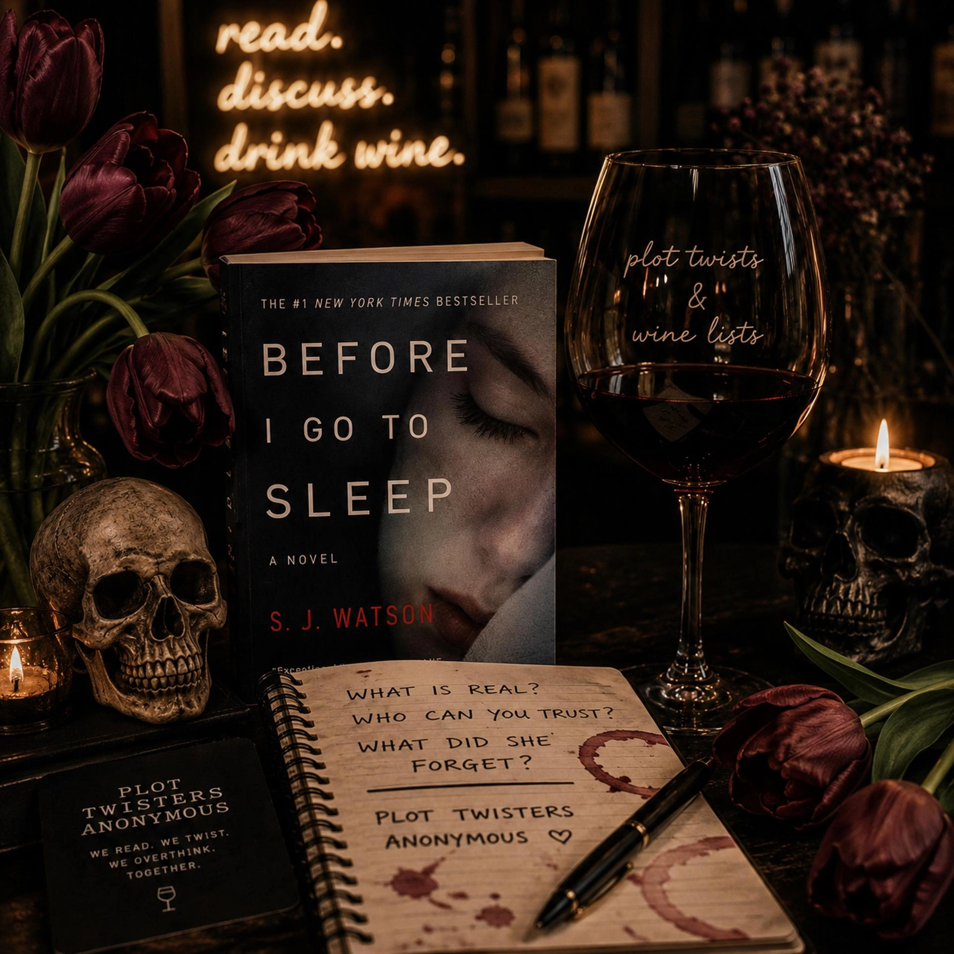 Plot Twist: Happy Hour 🍷