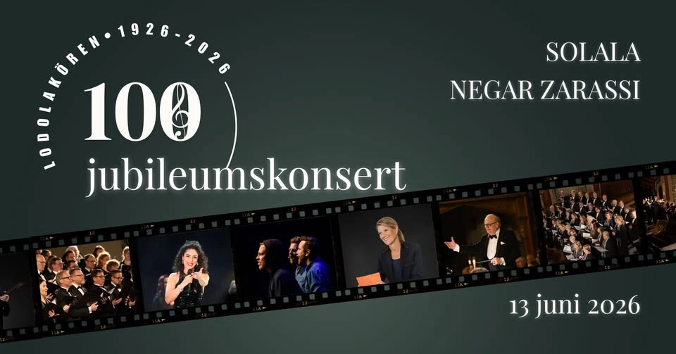 Jubileumskonsert - en musikalisk tidsresa med Lodolakören