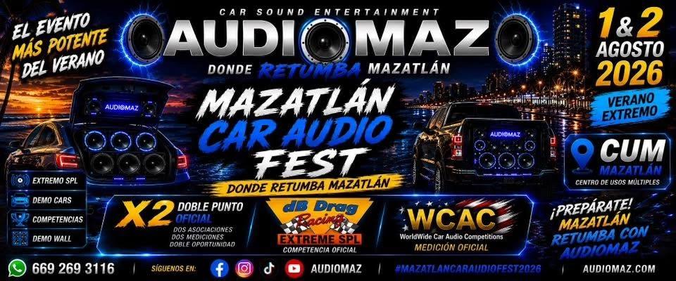 Mazatlán Car audio fest by Audiomaz