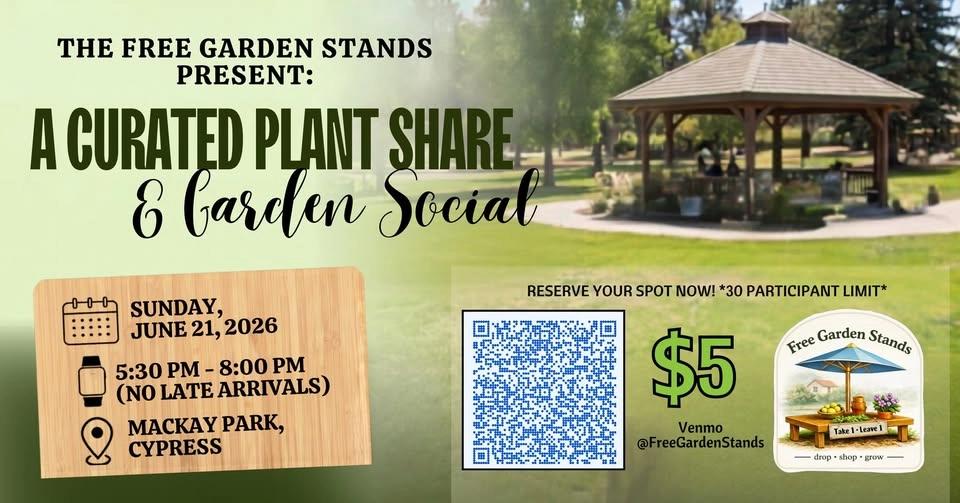 Curated Plant Share and Garden Social