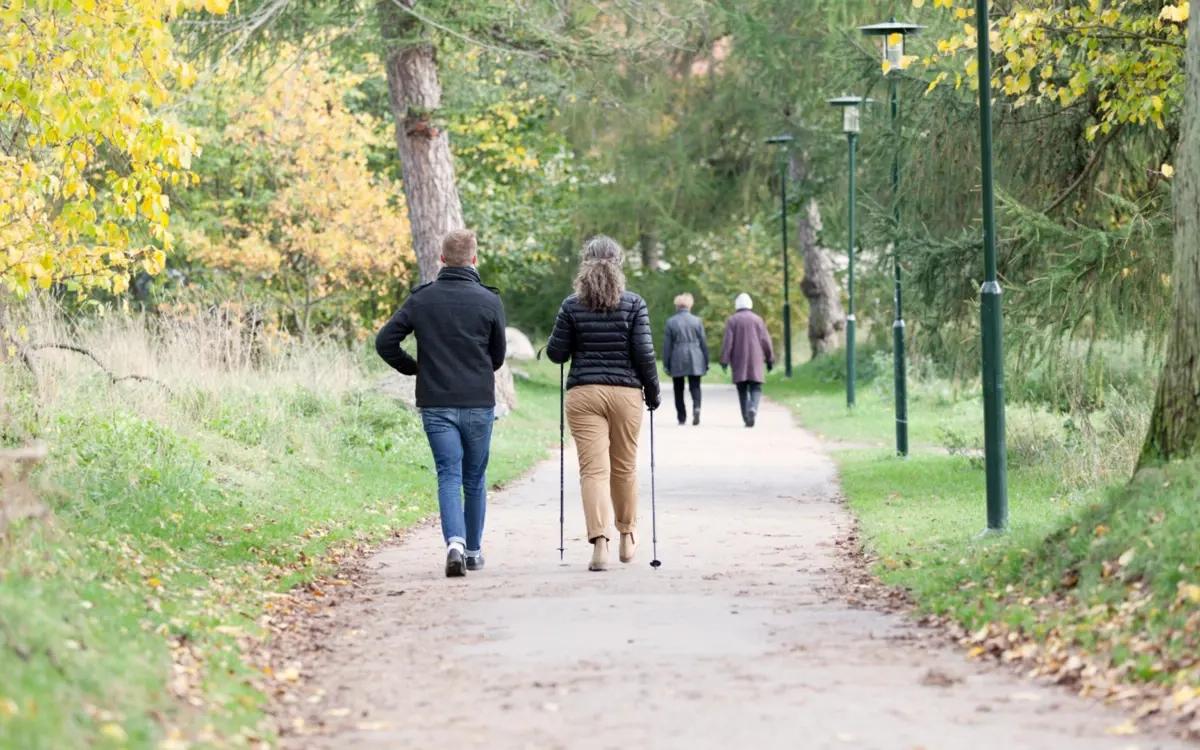 Promenad, quiz och fika