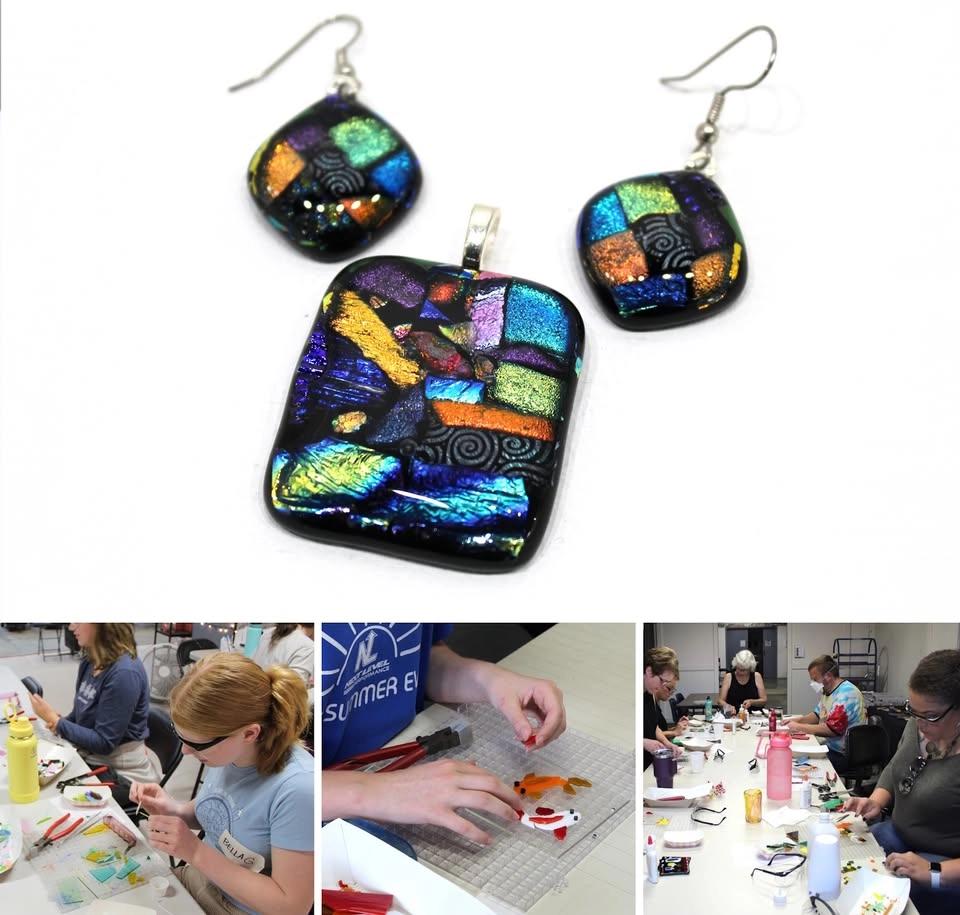 Make it! Fused Dichroic Pendant and Earring Set (June 11)
