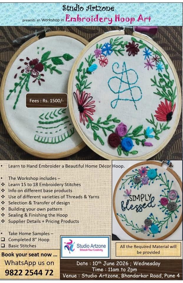 Embroidery Hoop Art