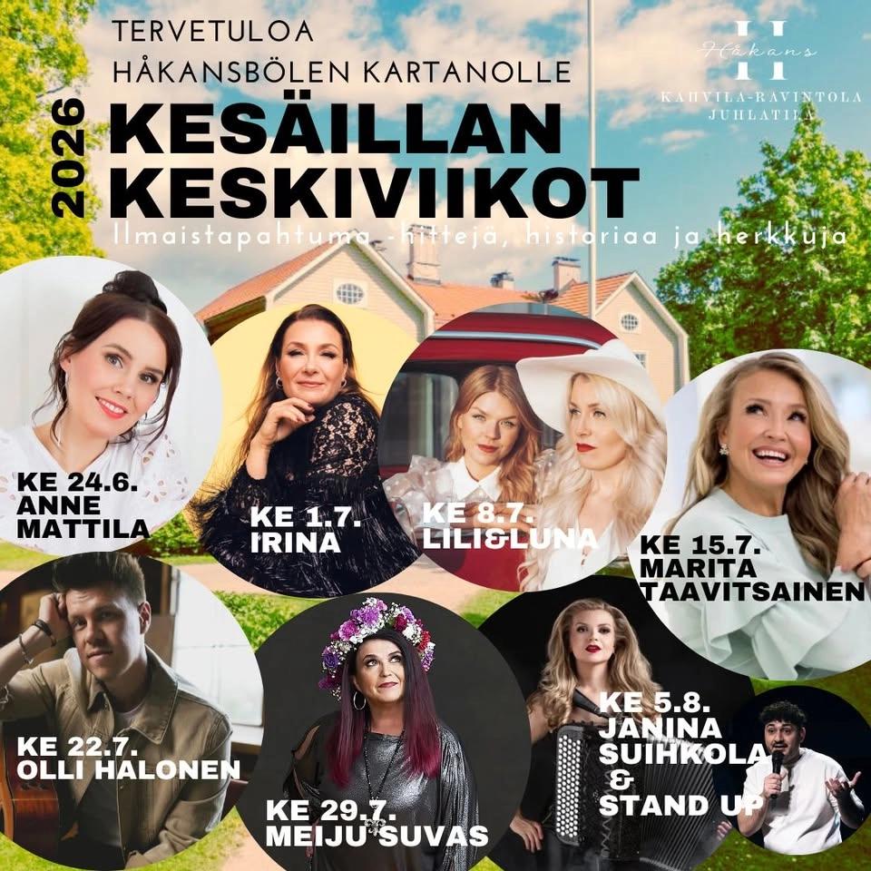 Håkansbölen Kesäillan Keskiviikko - Ke 29.7. Meiju Suvas