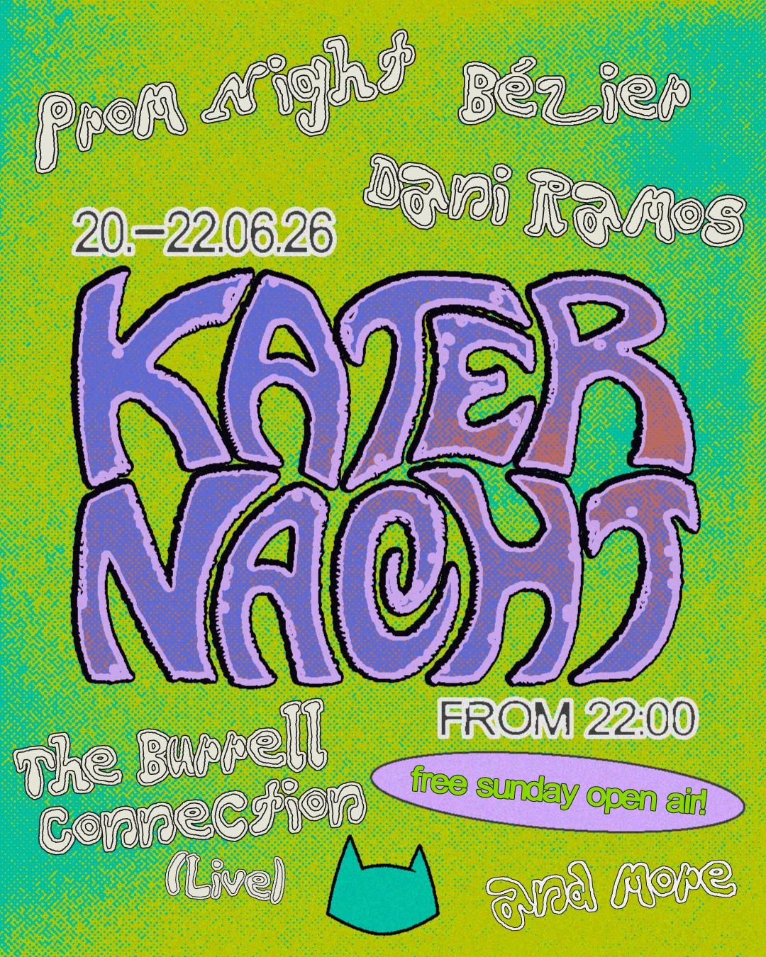 Katernacht (+ FREE Open Air) with Dani Ramos, RSS Disco, Bézier, Prom Night + more