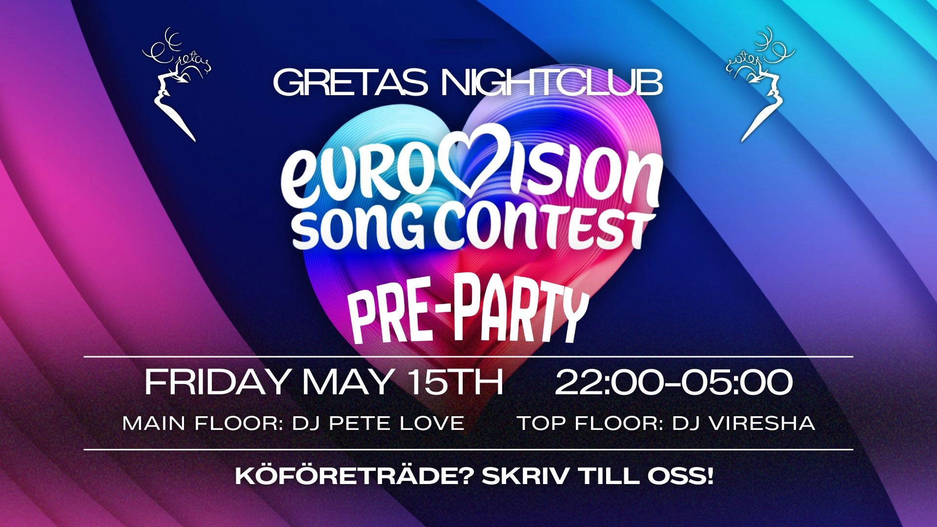 đâš EUROVISION PRE-PARTY pĂ„ Gretas âš đ