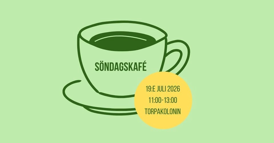 Söndagskafé Torpakolonin