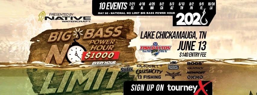 Chickamauga Lake, TN - Native Watercraft No Limit Big Bass Power Hour