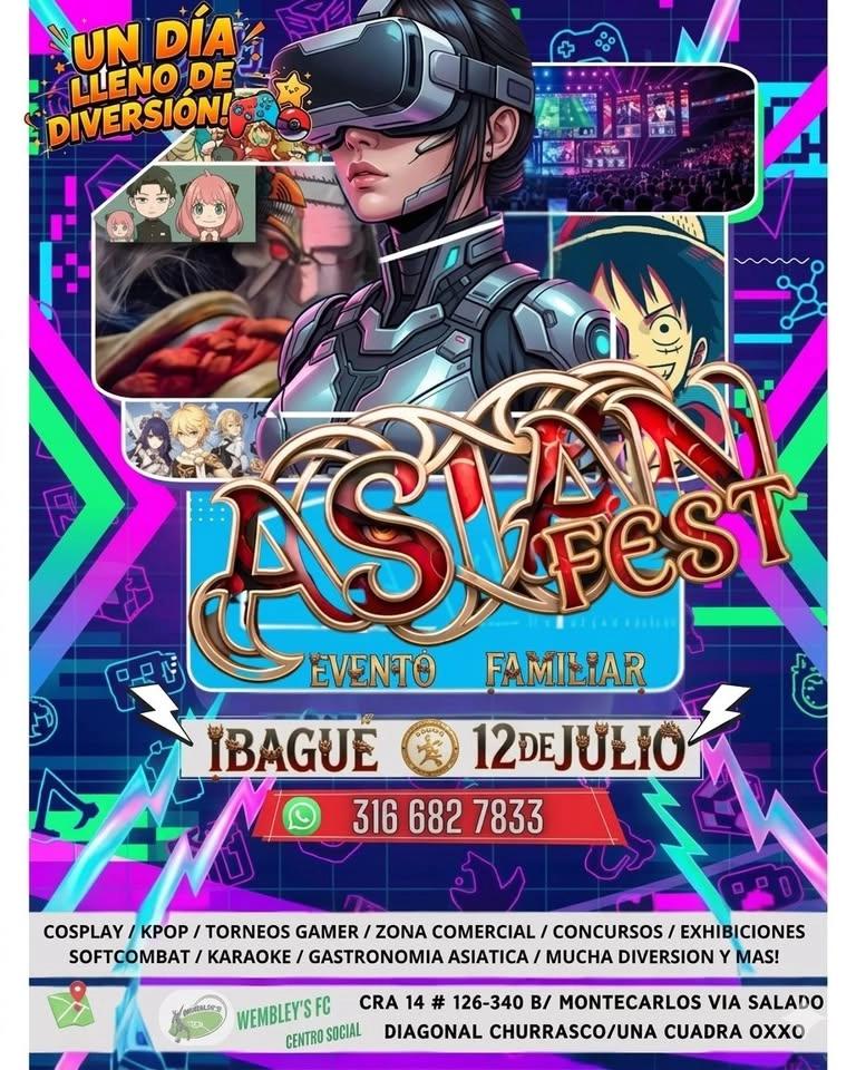 Asian Fest Ibague 12 julio