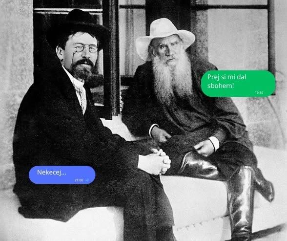 Čechov řekl Tolstému sbohem