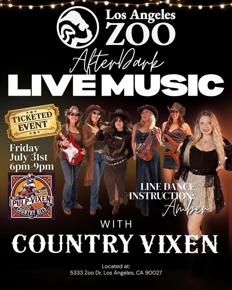 Country Vixen rocks The LA Zoo