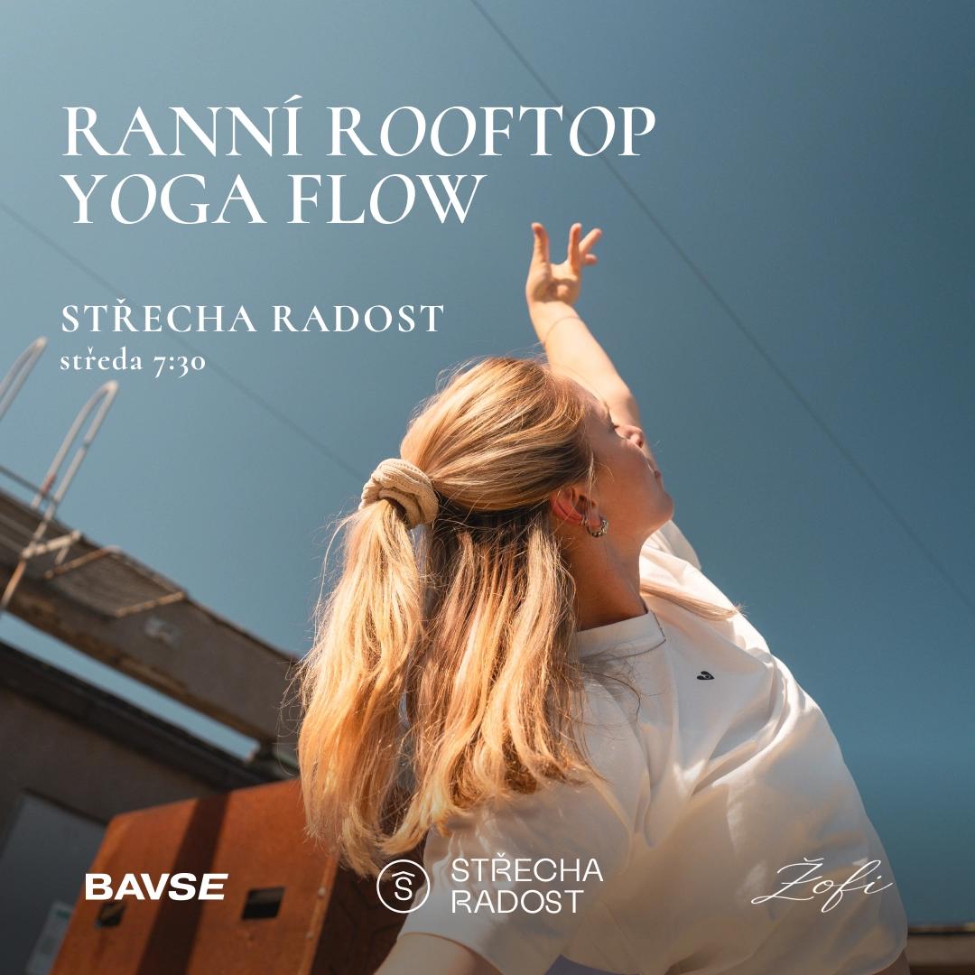 Ranní rooftop yoga ☀︎