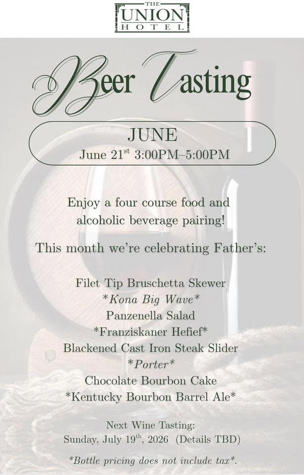 June Beer Tasting