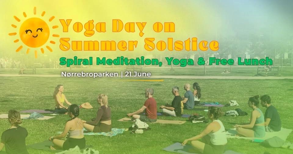 Yoga Day & Summer Solstice - Hatha Yoga, Spiral Meditation & Vegan Lunch