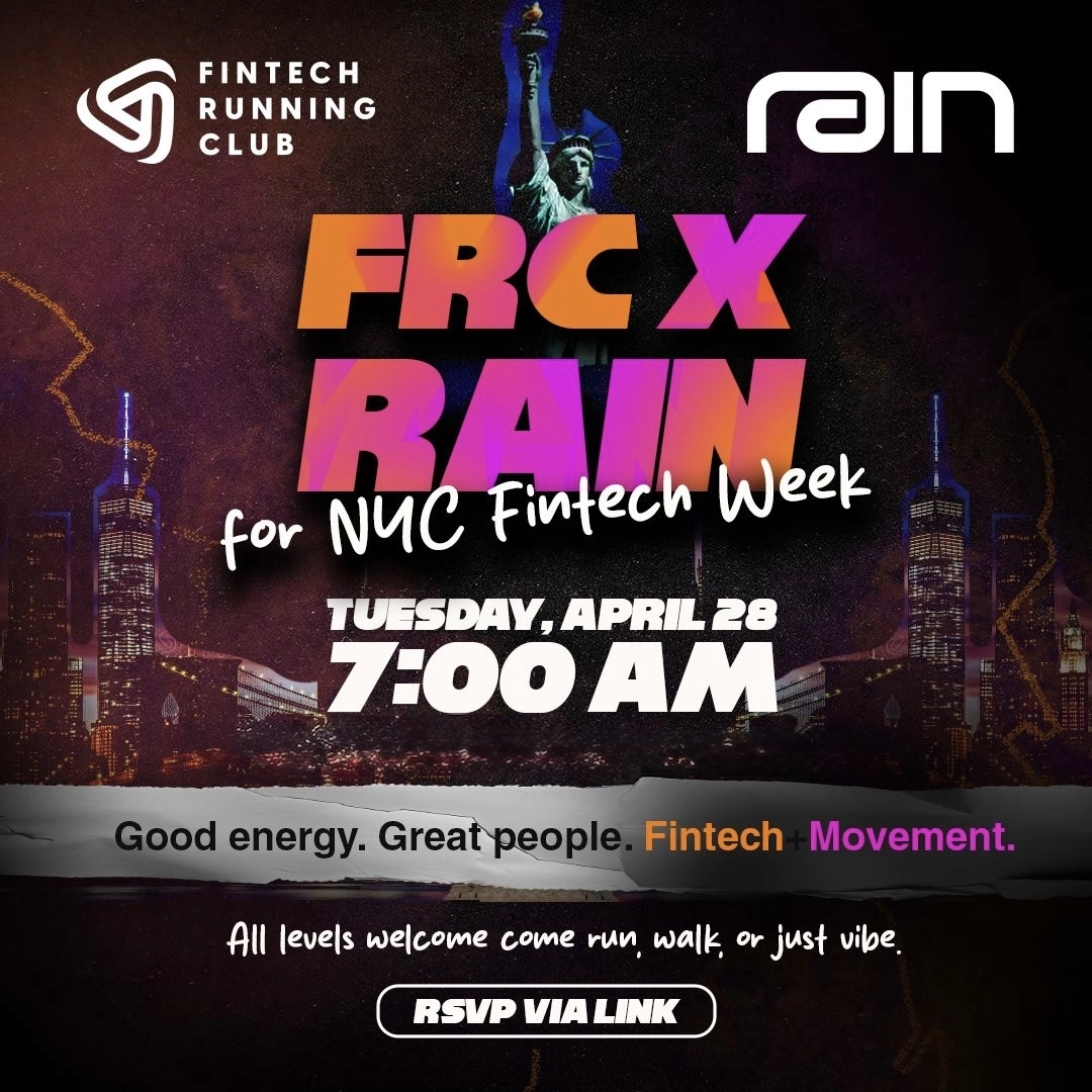 FRC ft. Rain Run Club during NYC FinTech Week