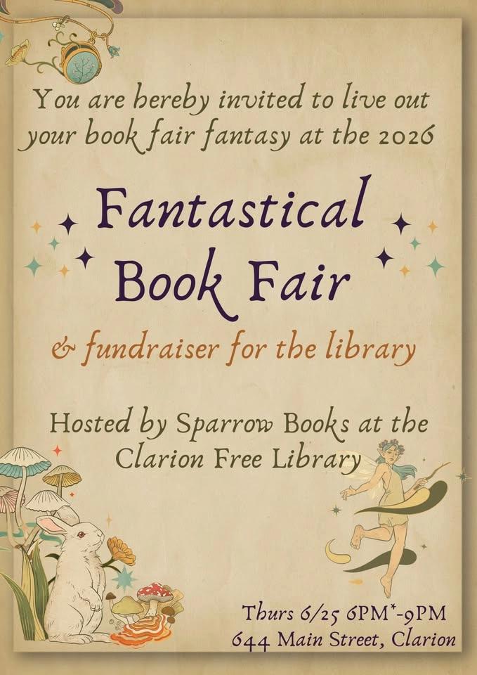 ✨Fantastical Book Fair✨ & Library Fundraiser