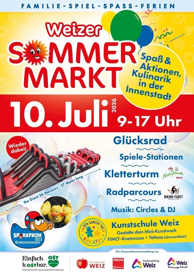 Weizer Sommermarkt 2026