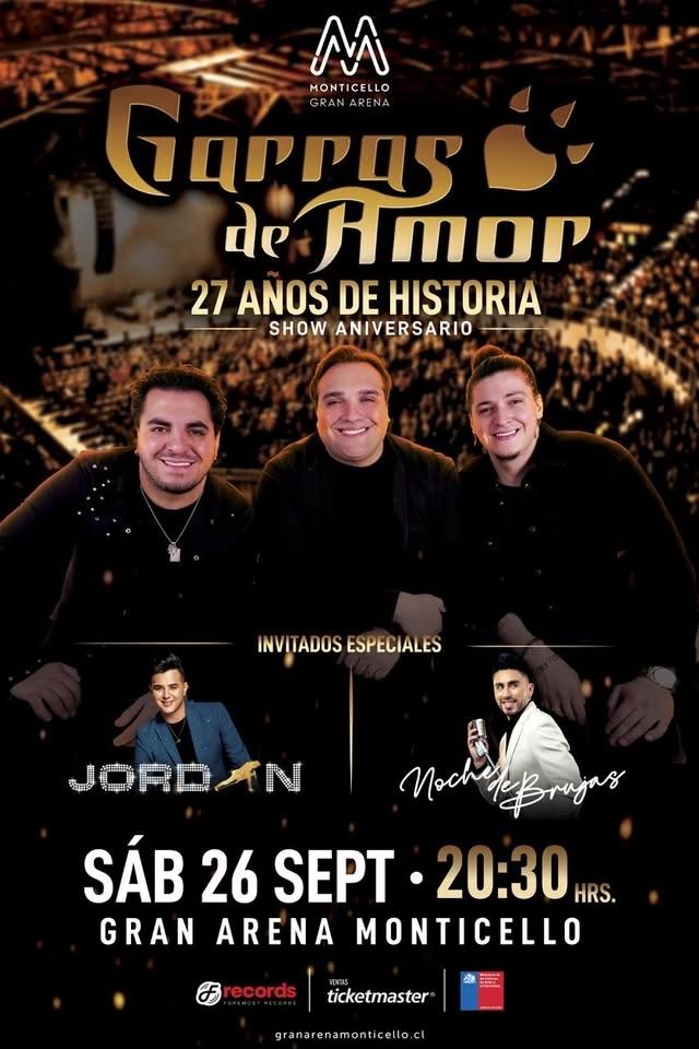 Garras de Amor 27 Años de Historia- Show Aniversario
