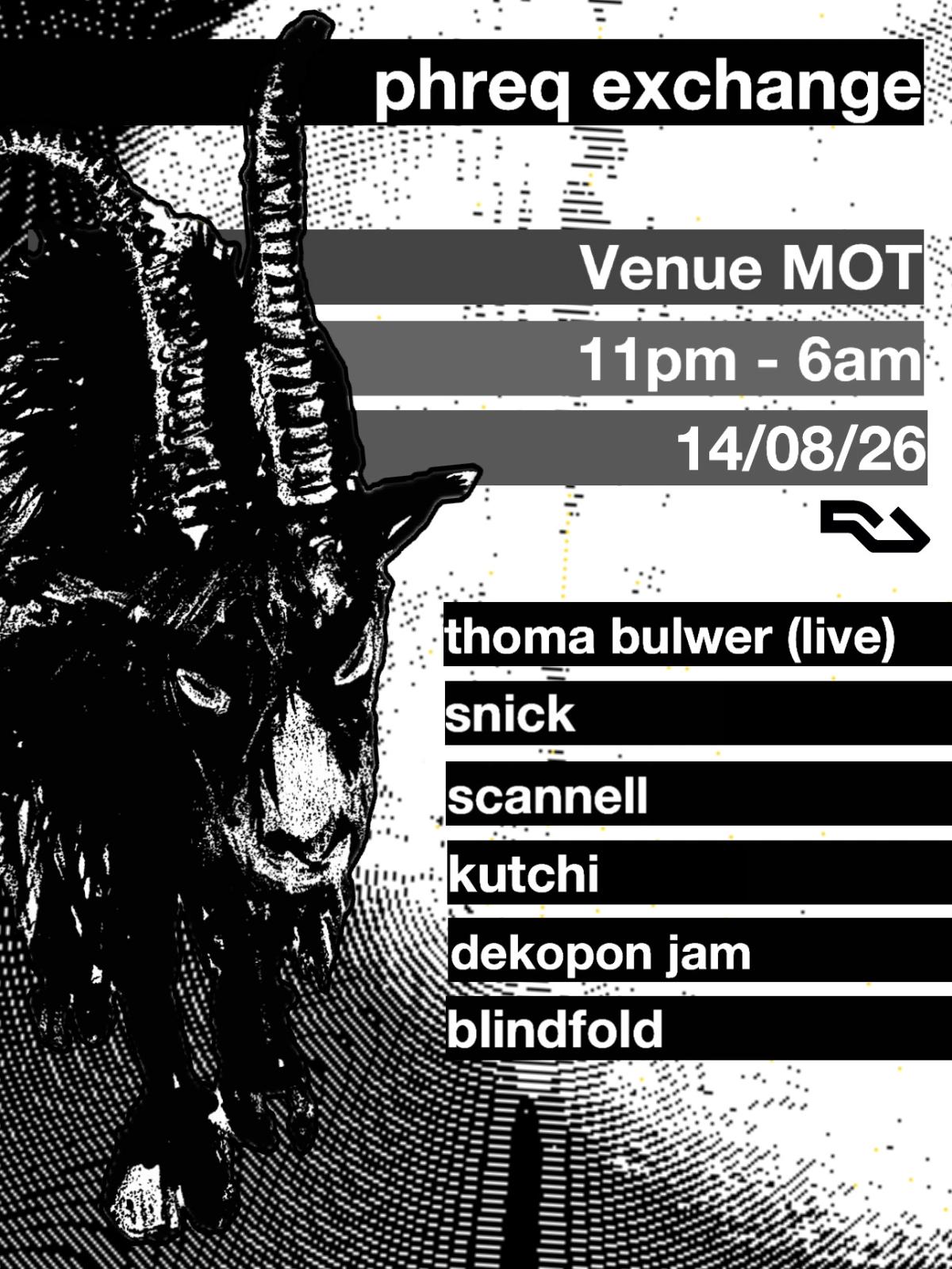 phreq Exchange @Venue M.O.T