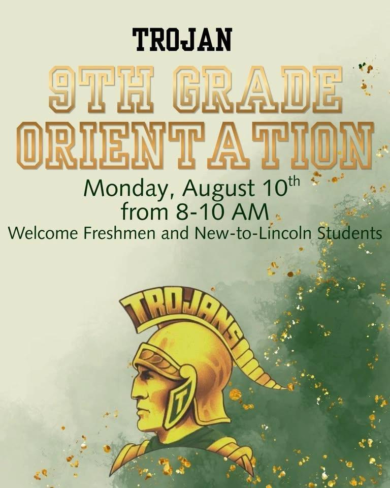 Lincoln 9th Grade Orientation