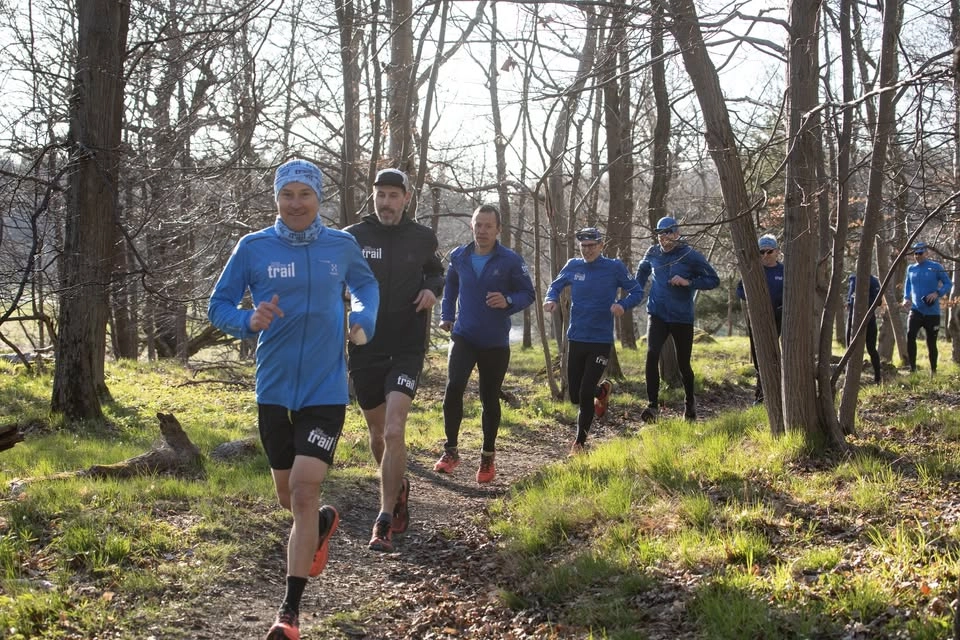 Team Nordic Trail långpass Provlöpning av Lidingöloppet