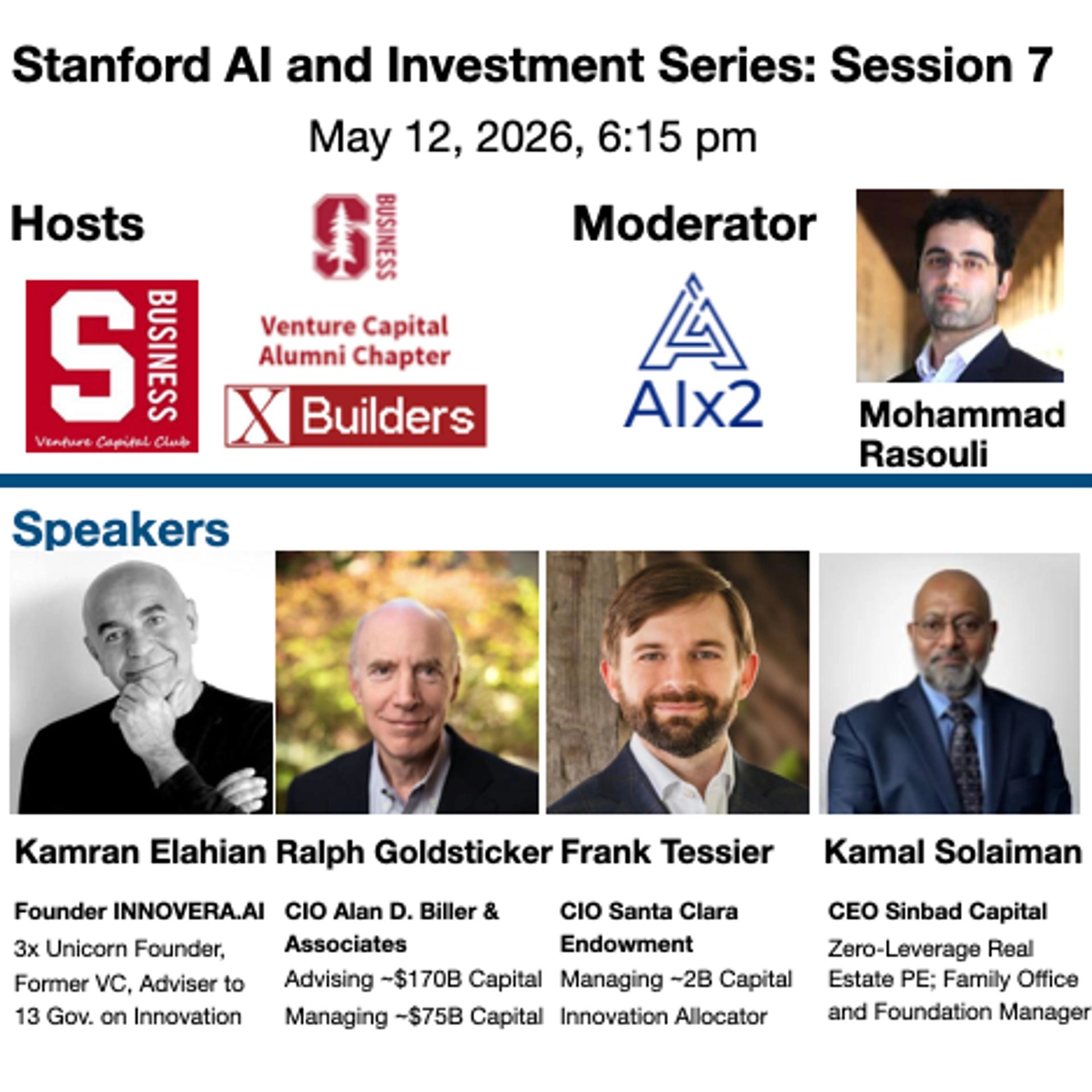 Stanford AI and Investment Series: Session 7
