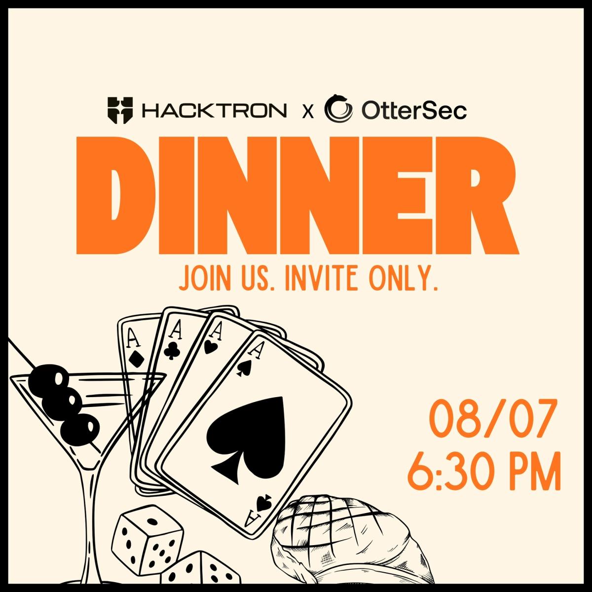 Hacktron × OtterSec: DEF CON Dinner