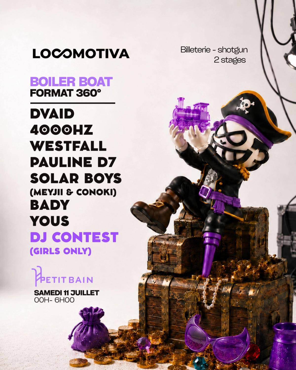 BOILERBOAT #3: TECHNO, TRANCE & BOUNCE EN FORMAT 360°