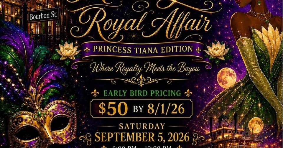 Mardi Gras Royal Affair: The Princess Tiana Edition