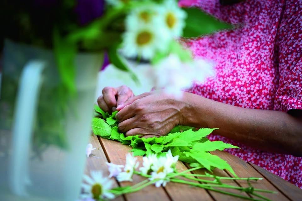 Midsommarfirande på Stegeborgsgården
